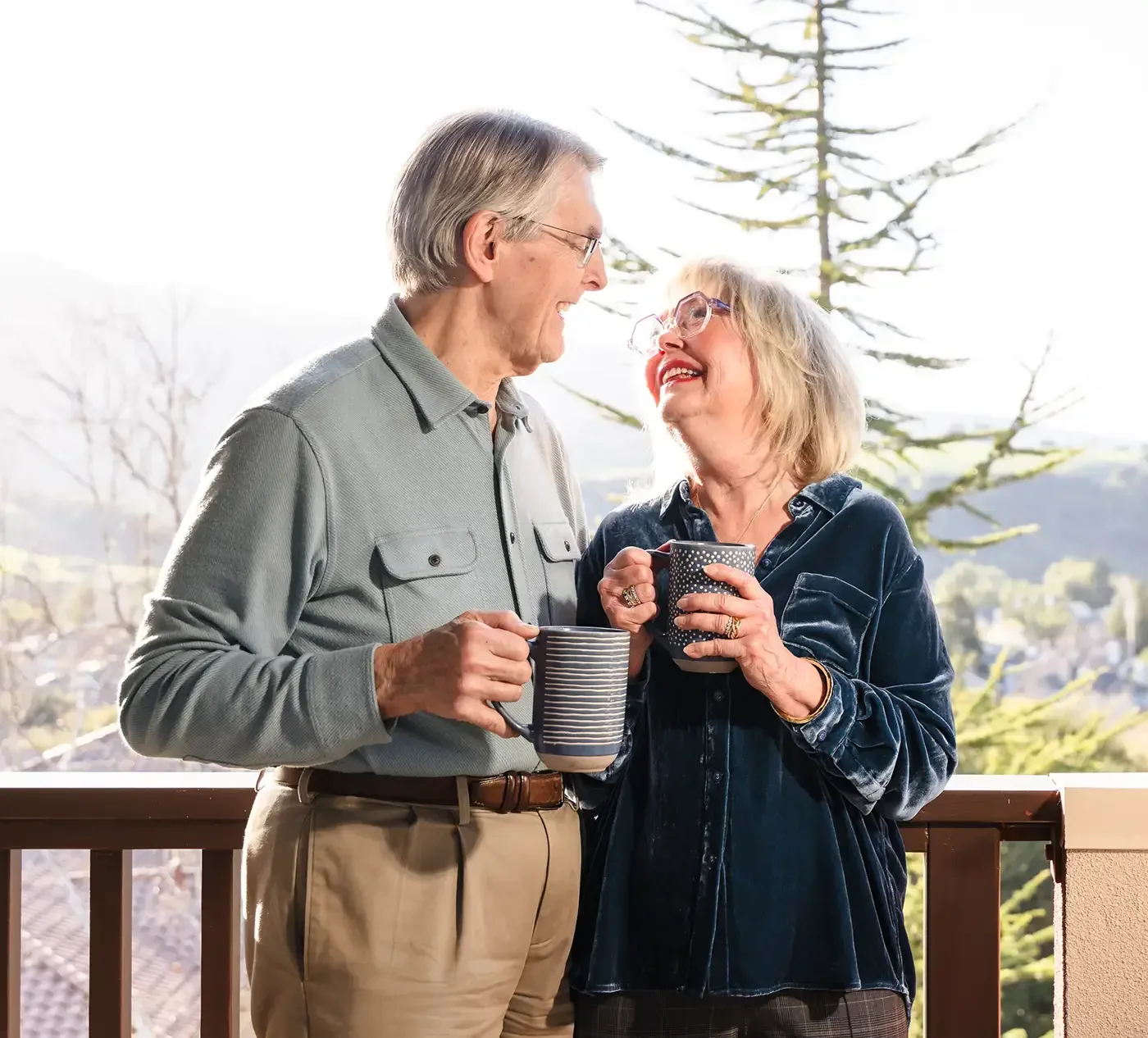 Il couple on balcony